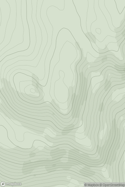 Thumbnail image for Dubh Chreag [Loch Tay to Perth] showing contour plot for surrounding peak